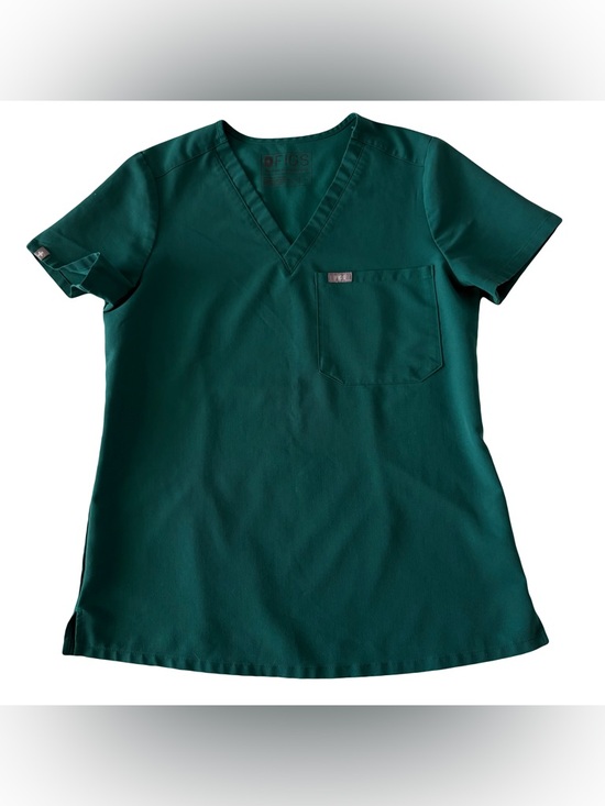 Figs Tops - FIGS Catarina Scrub Top Technical collection XS Green EUC